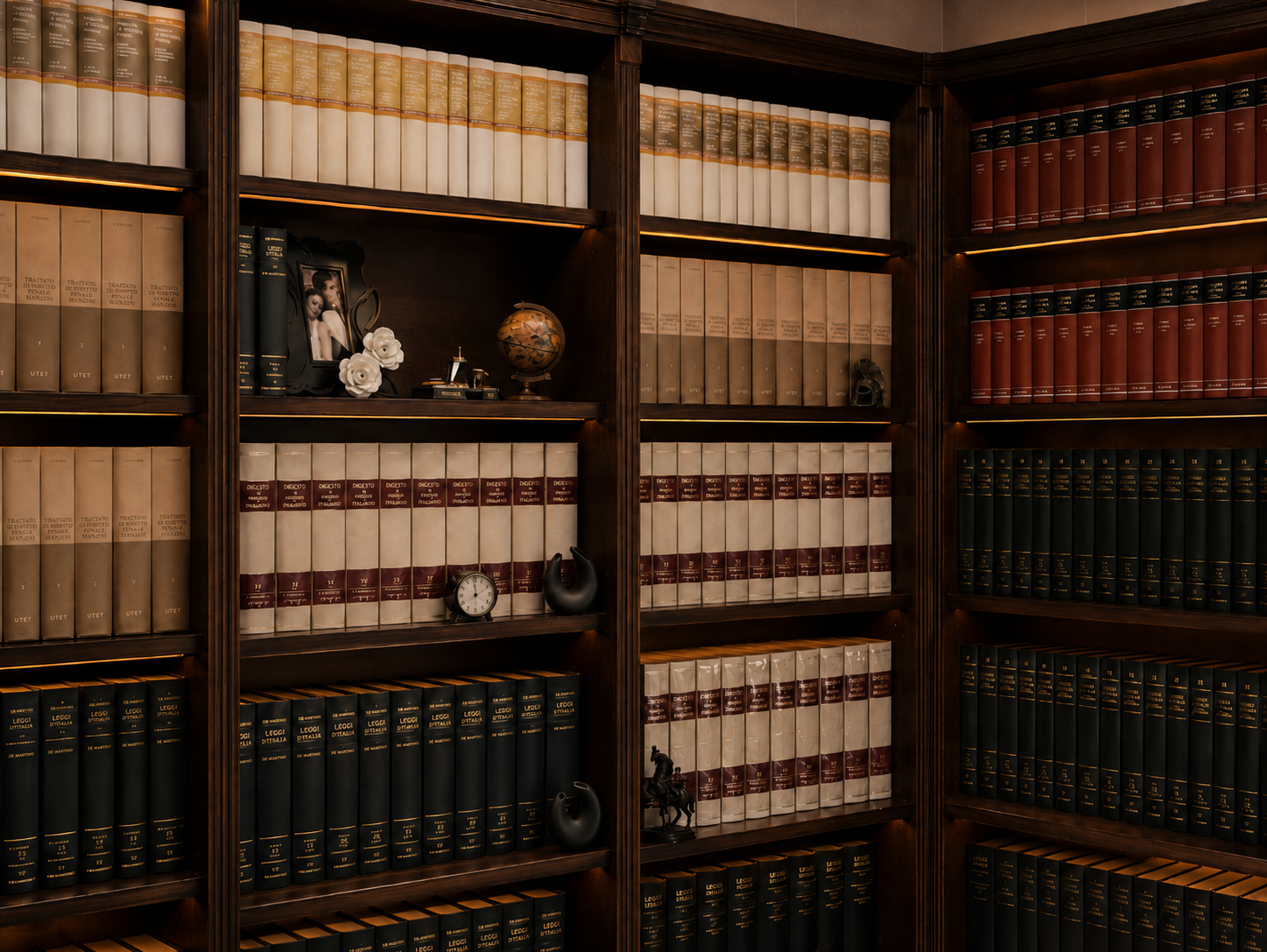 Biblioteca giuridica dello Studio Legal Aid a Milano – diritto penale d'impresa
